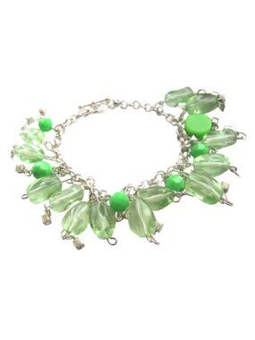 NEW Charming Green Bracelet Beaded Boho Festival Date Night Sharon Dawn NWT